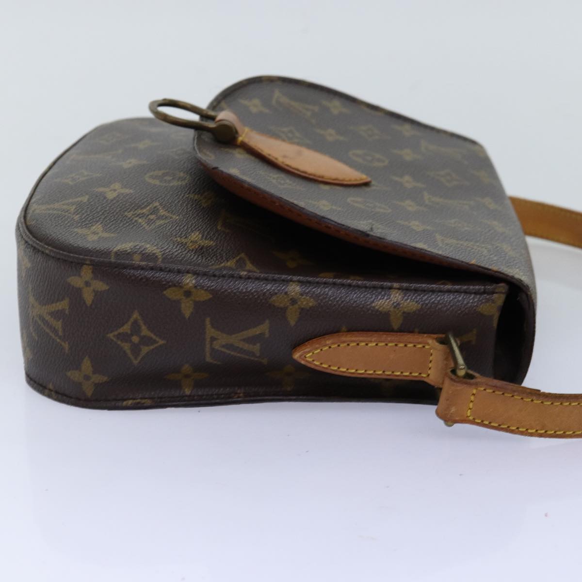 LOUIS VUITTON Monogram Saint Cloud GM Shoulder Bag M51242 LV Auth ar11797B