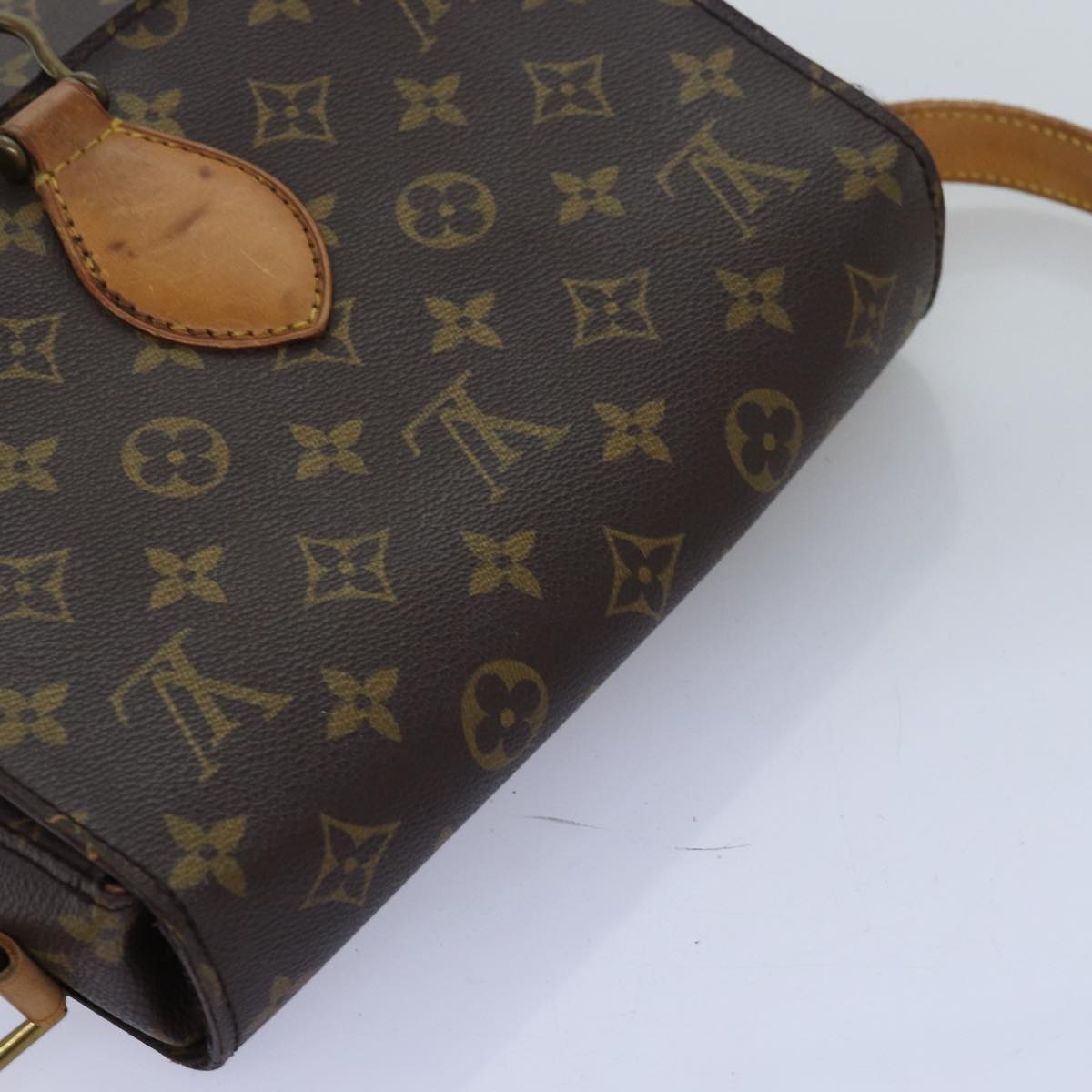 LOUIS VUITTON Monogram Saint Cloud GM Shoulder Bag M51242 LV Auth ar11797B