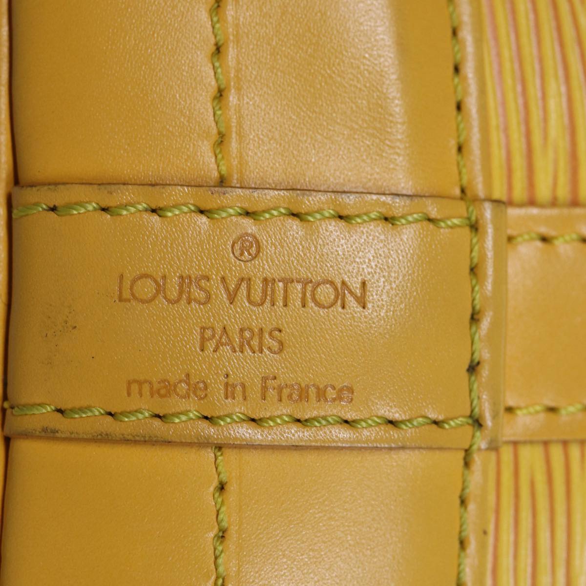 LOUIS VUITTON Epi Noe Shoulder Bag Tassili Yellow M44009 LV Auth ar11801B