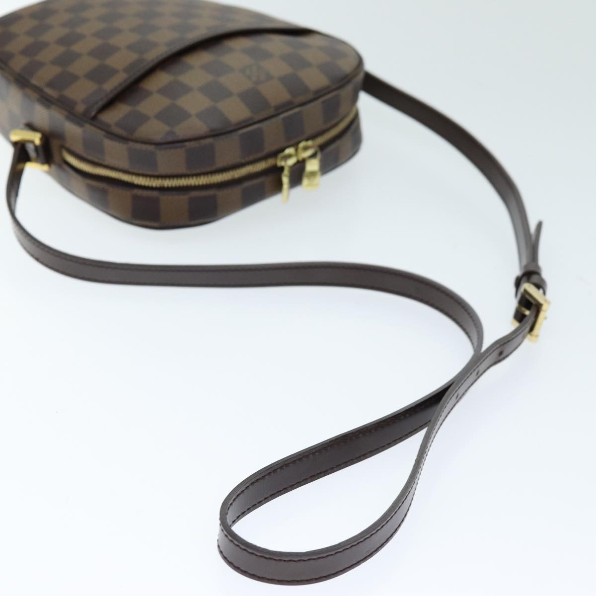 LOUIS VUITTON Damier Ebene Ipanema PM Shoulder Bag N51294 LV Auth ar11802B