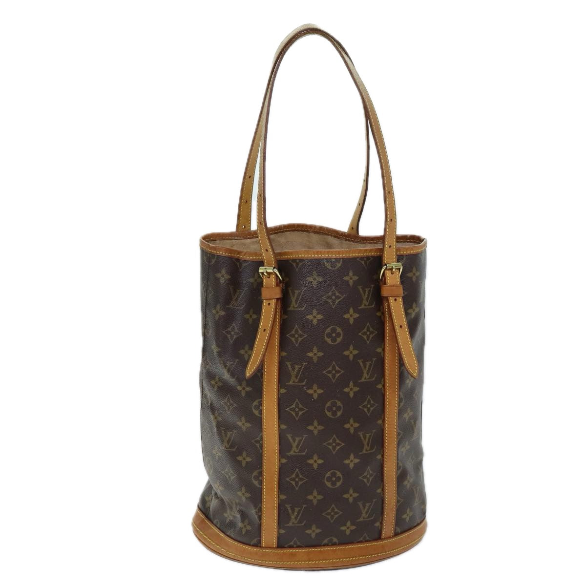 LOUIS VUITTON Monogram Bucket GM Shoulder Bag M42236 LV Auth ar11808B