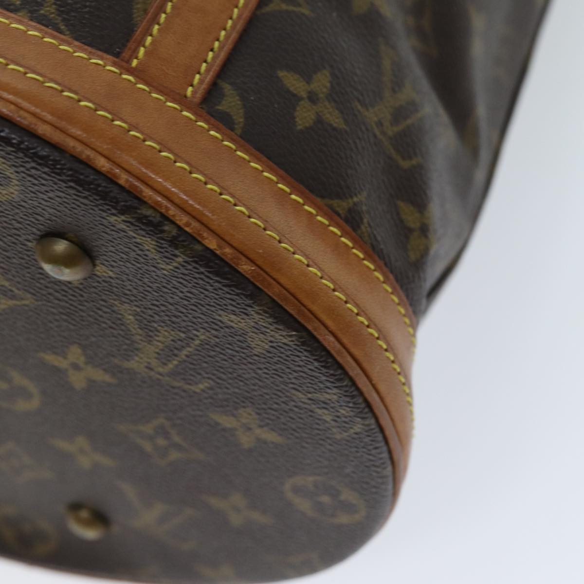 LOUIS VUITTON Monogram Bucket GM Shoulder Bag M42236 LV Auth ar11808B