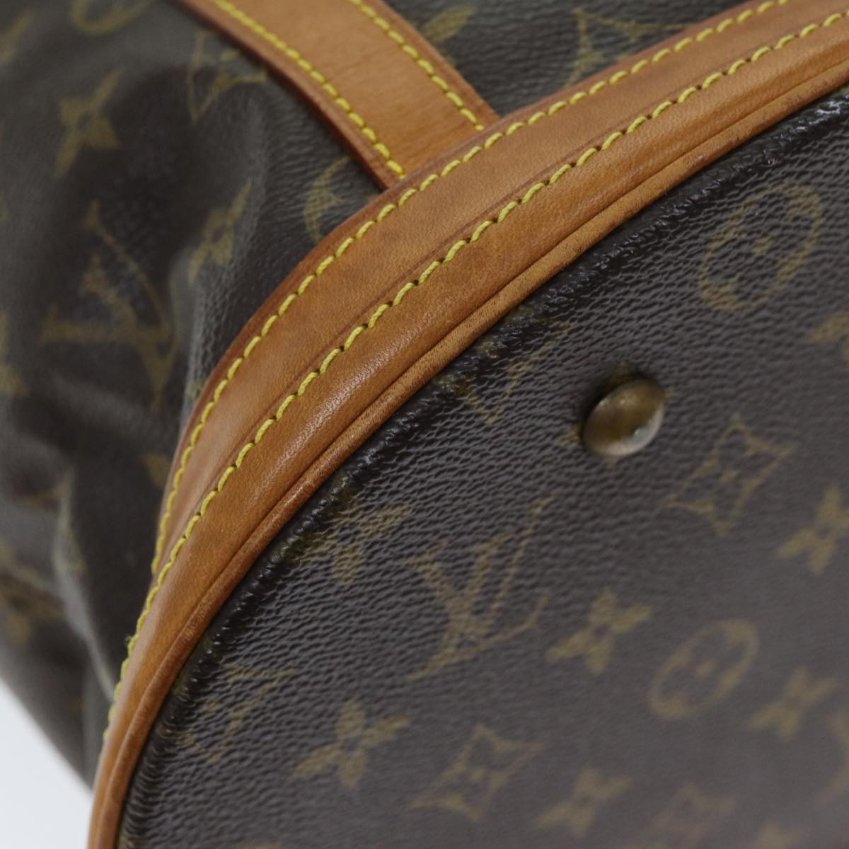 LOUIS VUITTON Monogram Bucket GM Shoulder Bag M42236 LV Auth ar11808B