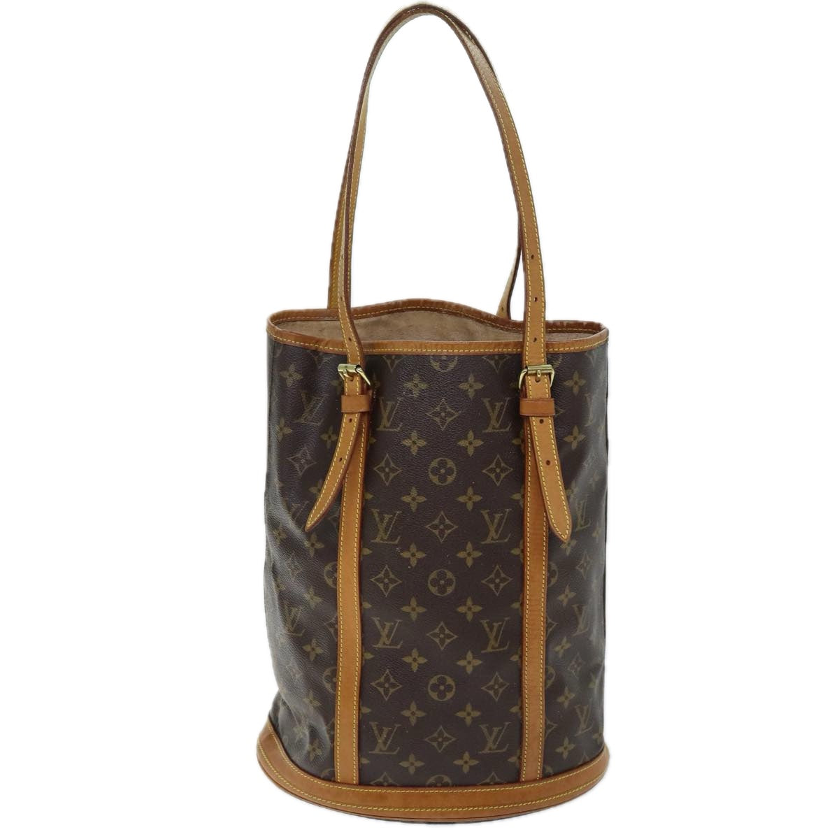 LOUIS VUITTON Monogram Bucket GM Shoulder Bag M42236 LV Auth ar11808B