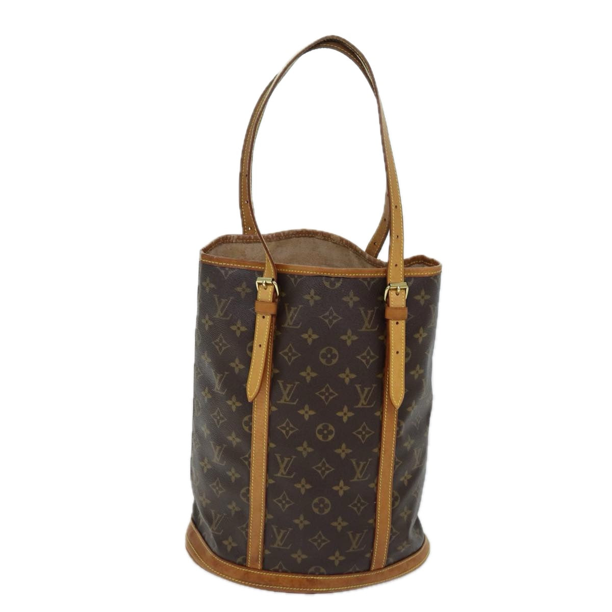 LOUIS VUITTON Monogram Bucket GM Shoulder Bag M42236 LV Auth ar11808B