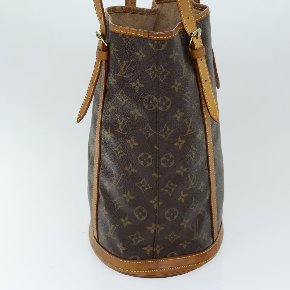 LOUIS VUITTON Monogram Bucket GM Shoulder Bag M42236 LV Auth ar11808B