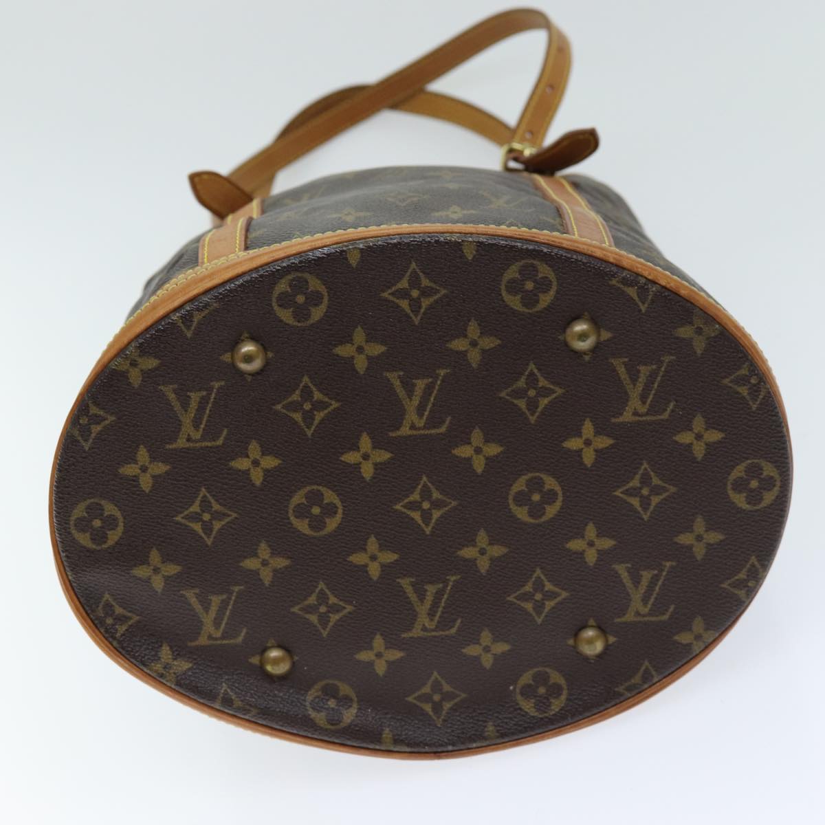 LOUIS VUITTON Monogram Bucket GM Shoulder Bag M42236 LV Auth ar11808B