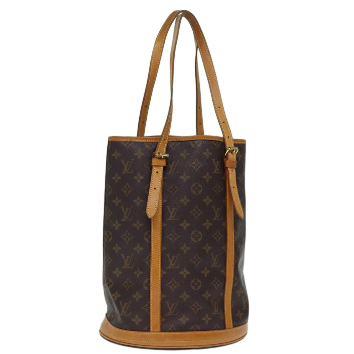 LOUIS VUITTON Monogram Bucket GM Shoulder Bag M42236 LV Auth ar11810B