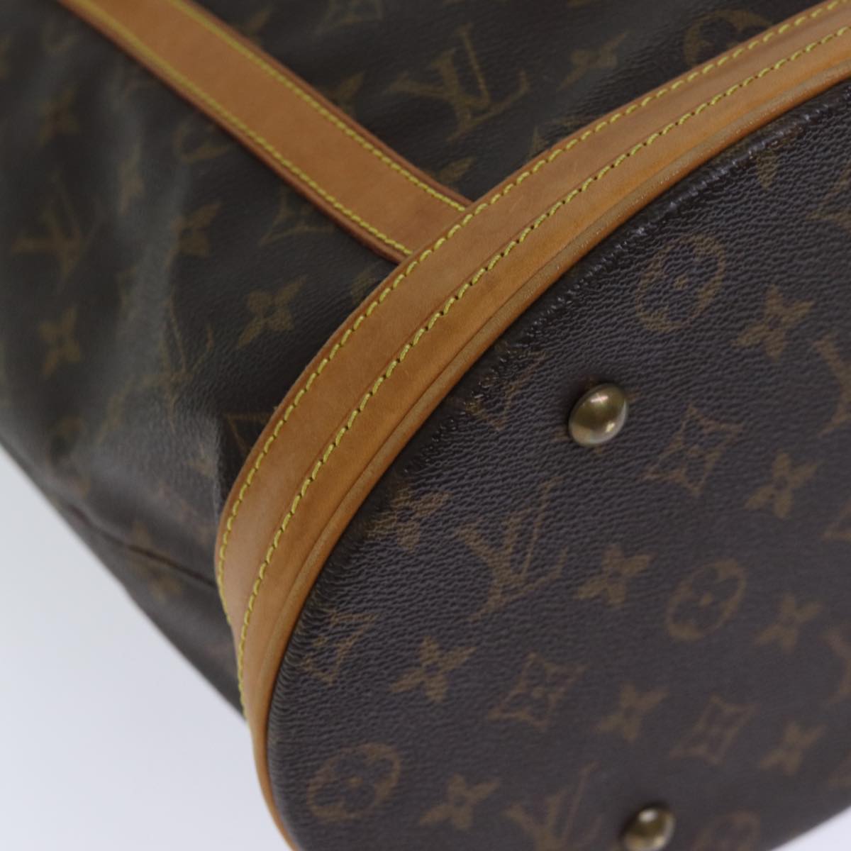 LOUIS VUITTON Monogram Bucket GM Shoulder Bag M42236 LV Auth ar11810B