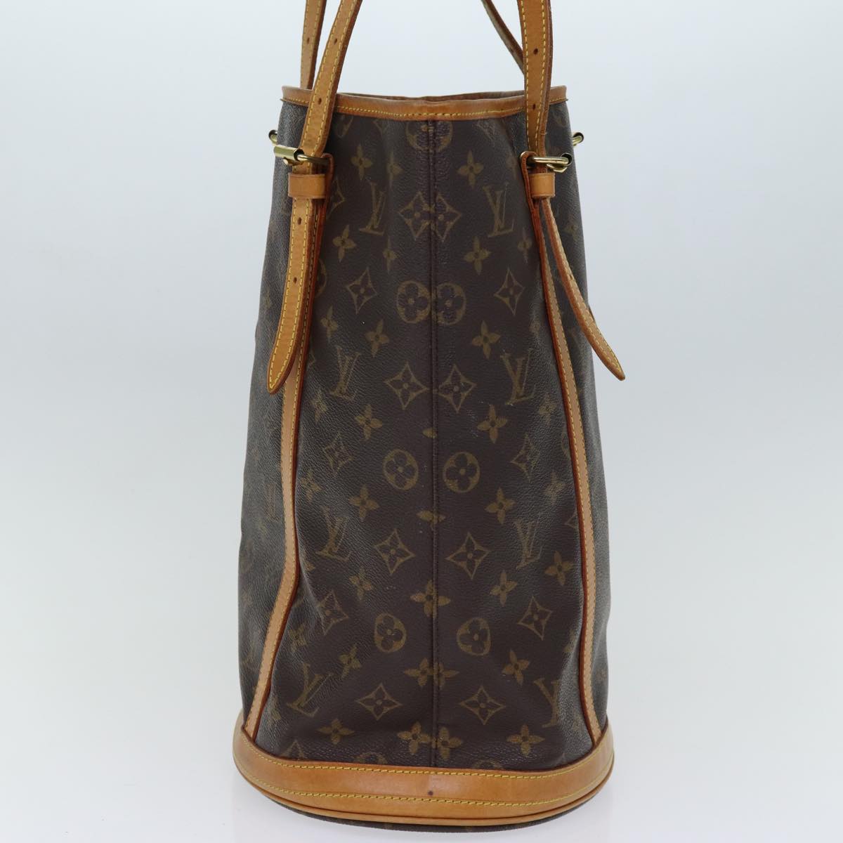 LOUIS VUITTON Monogram Bucket GM Shoulder Bag M42236 LV Auth ar11810B