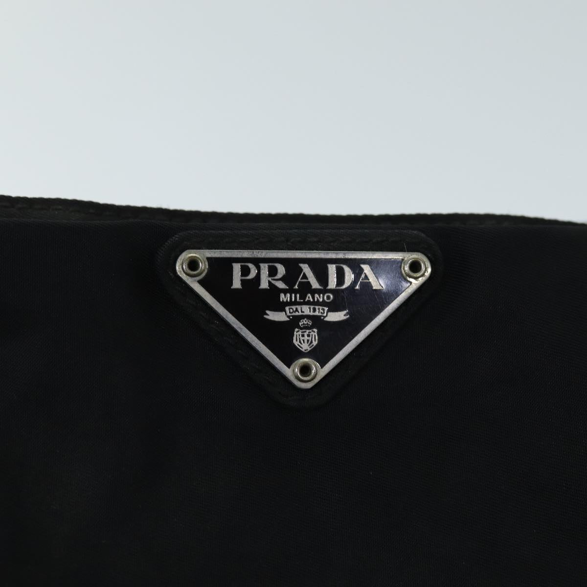 PRADA Shoulder Bag Nylon Black Auth ar11819