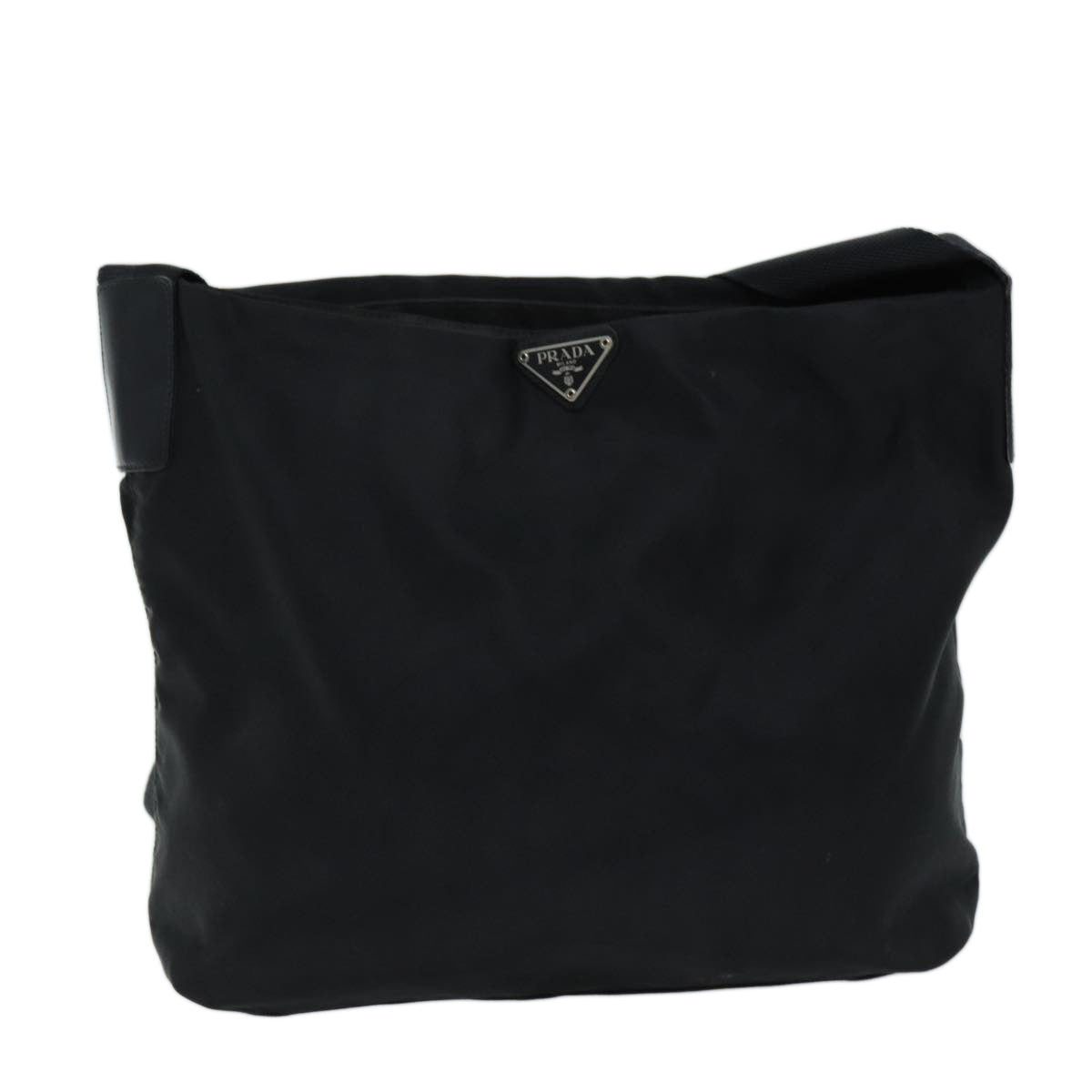 PRADA Shoulder Bag Nylon Black Auth ar11819