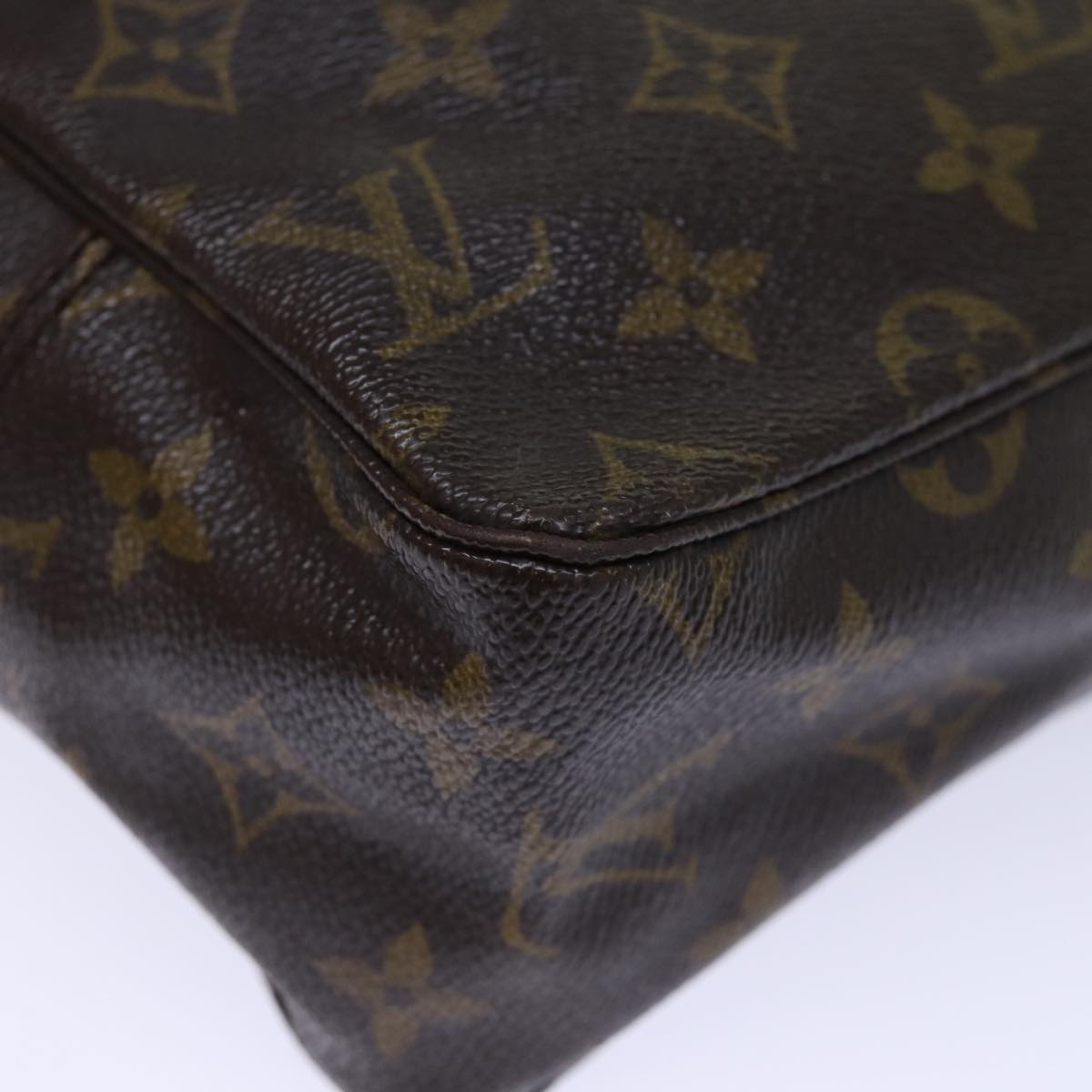 LOUIS VUITTON Monogram Trousse Toilette 28 Clutch Bag M47522 LV Auth ar11833