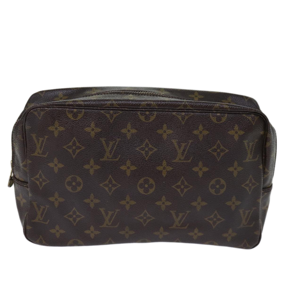 LOUIS VUITTON Monogram Trousse Toilette 28 Clutch Bag M47522 LV Auth ar11833