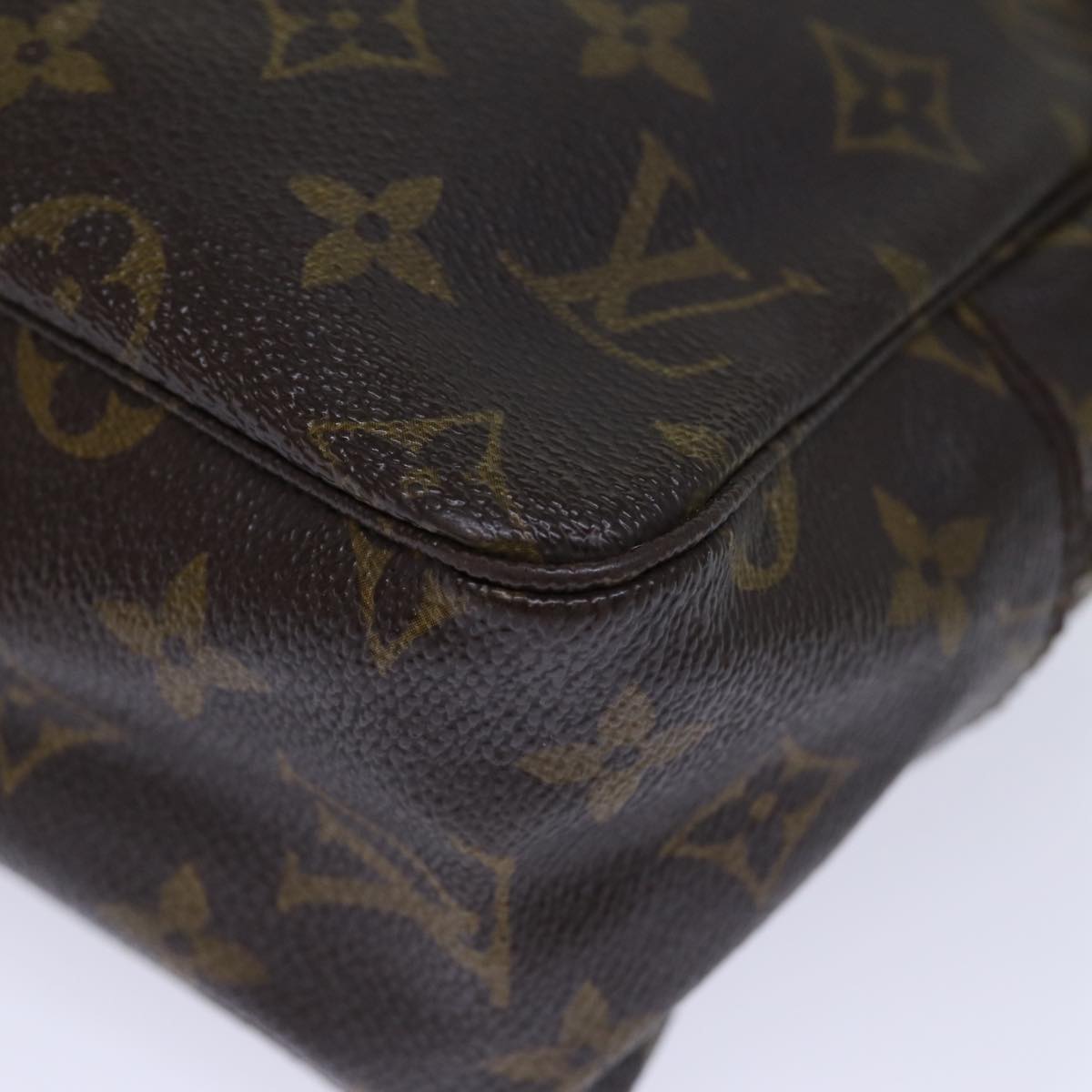 LOUIS VUITTON Monogram Trousse Toilette 28 Clutch Bag M47522 LV Auth ar11833