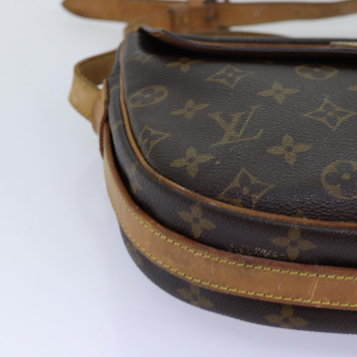 LOUIS VUITTON Monogram Jeune Fille GM Shoulder Bag M51225 LV Auth ar11835