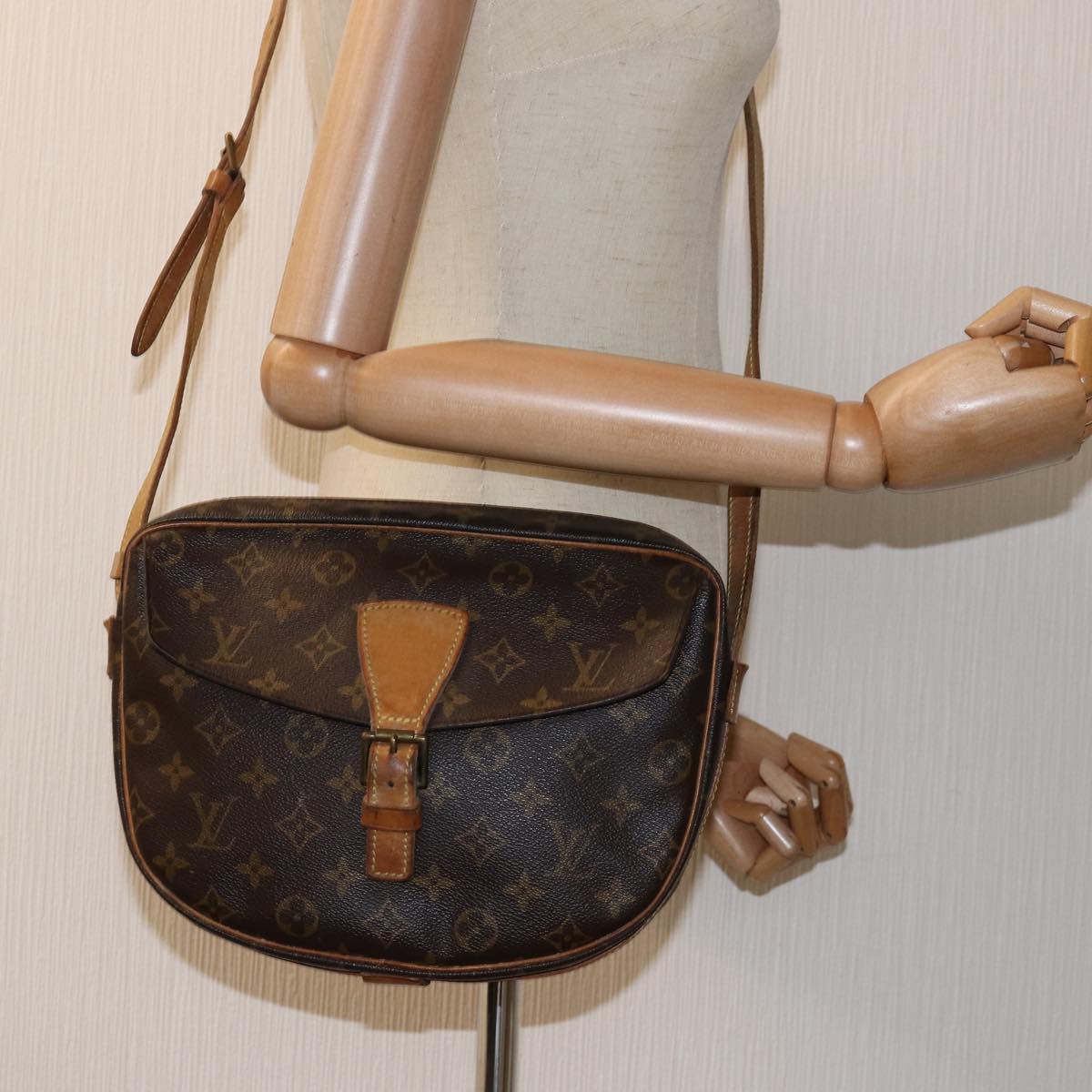 LOUIS VUITTON Monogram Jeune Fille GM Shoulder Bag M51225 LV Auth ar11835