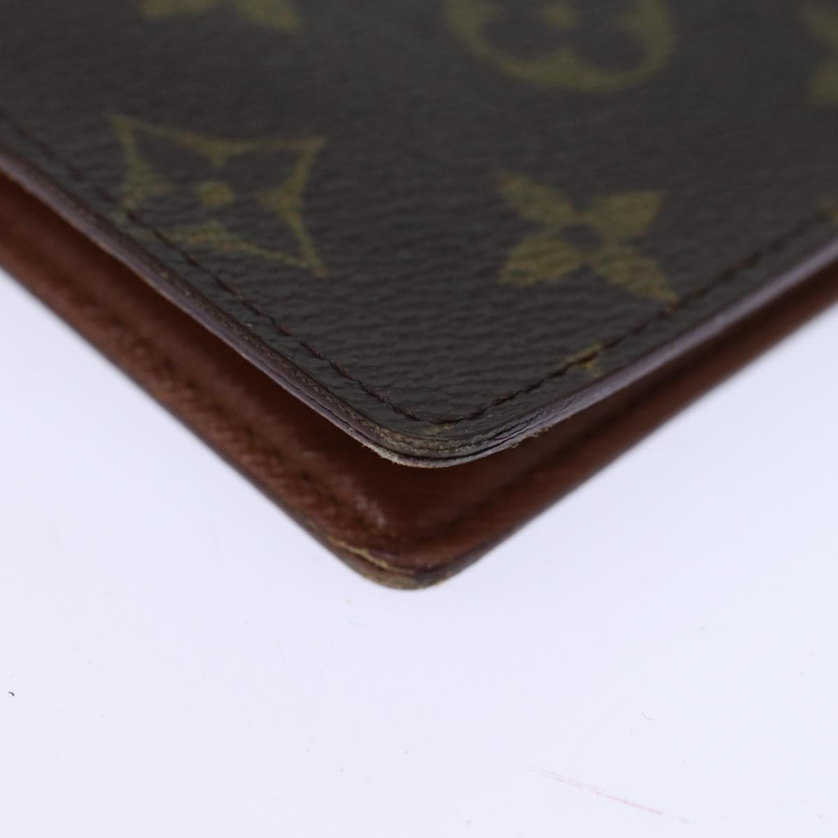 LOUIS VUITTON Monogram Agenda PM Day Planner Cover R20005 LV Auth ar11837