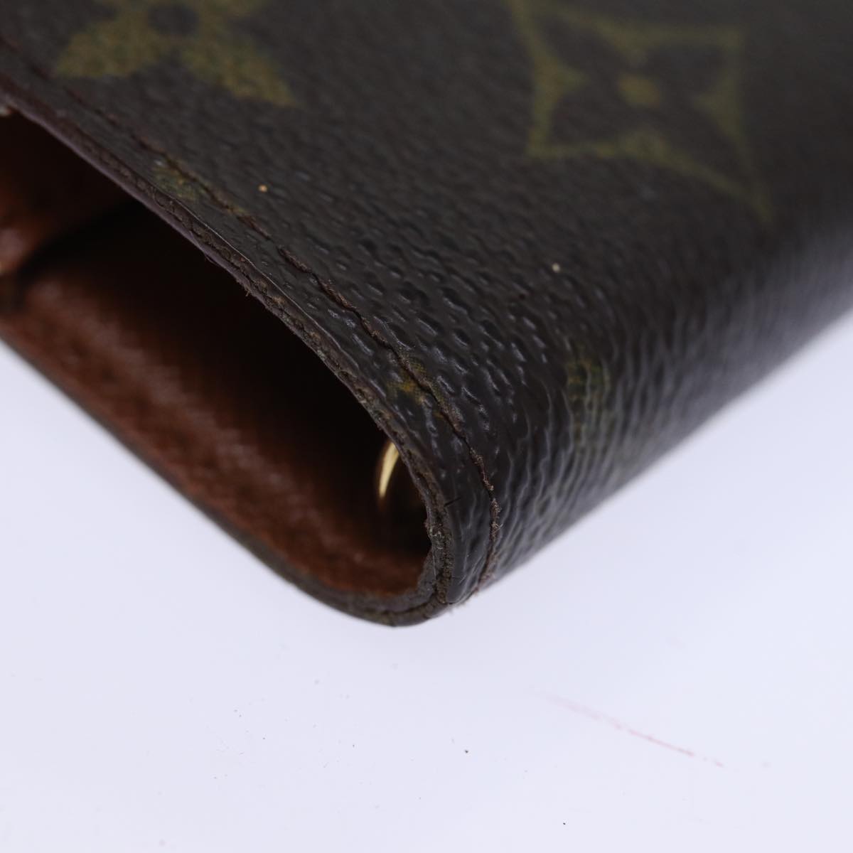 LOUIS VUITTON Monogram Agenda PM Day Planner Cover R20005 LV Auth ar11837