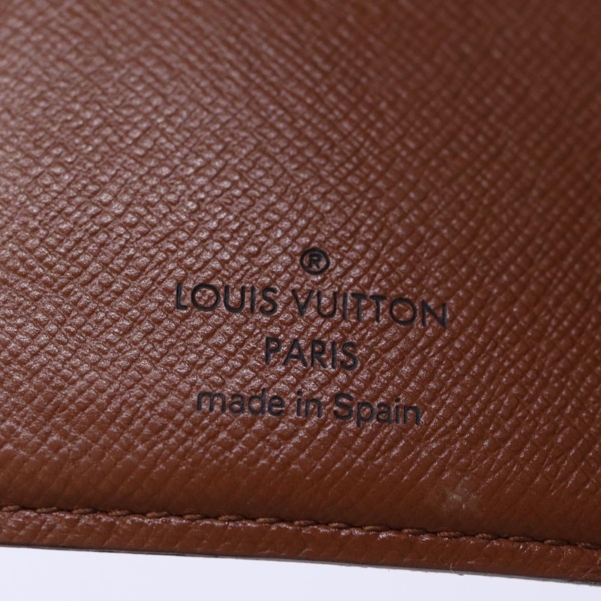 LOUIS VUITTON Monogram Agenda PM Day Planner Cover R20005 LV Auth ar11837