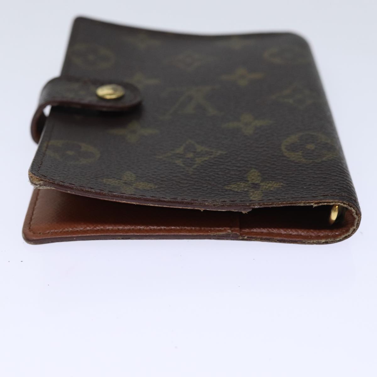 LOUIS VUITTON Monogram Agenda PM Day Planner Cover R20005 LV Auth ar11837