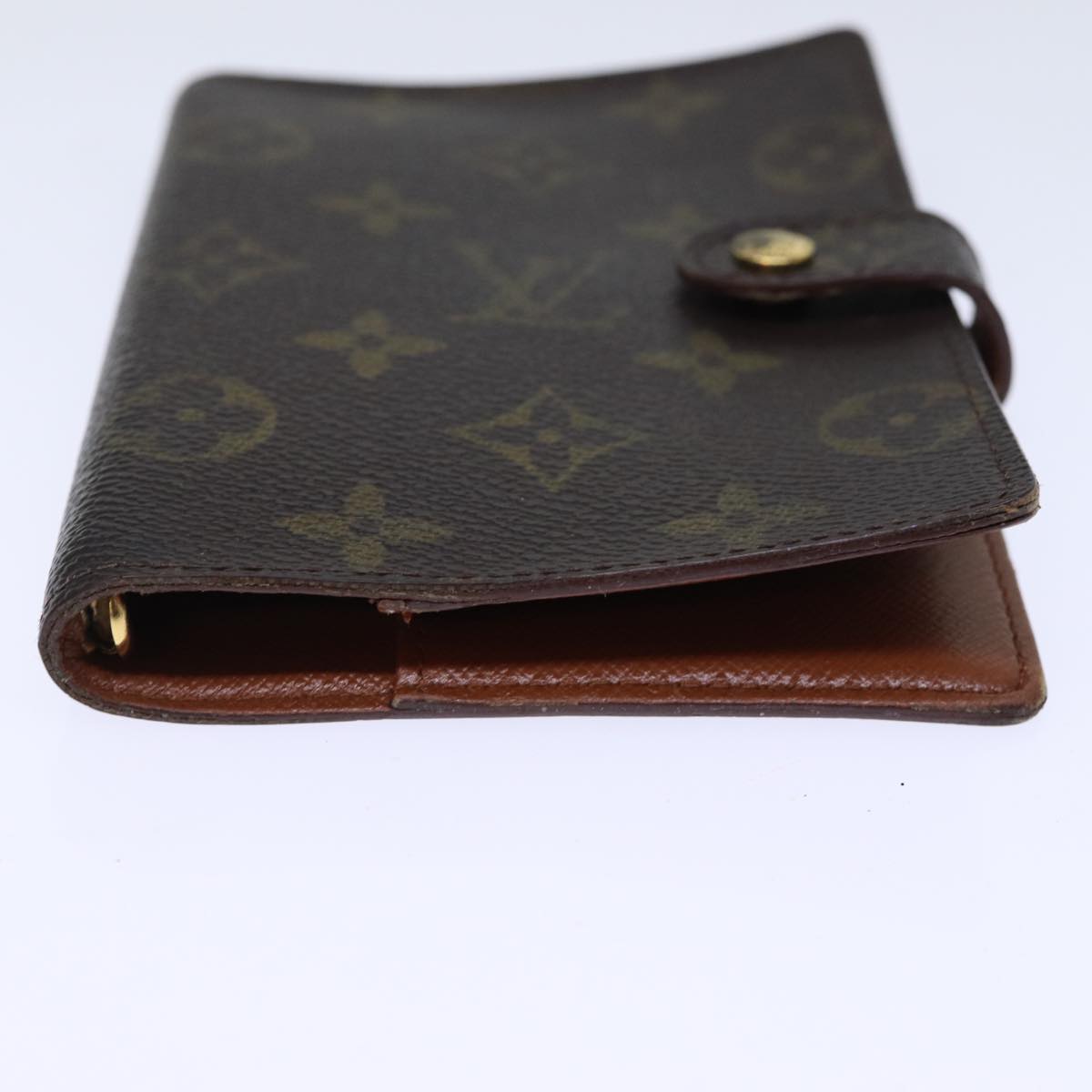 LOUIS VUITTON Monogram Agenda PM Day Planner Cover R20005 LV Auth ar11837