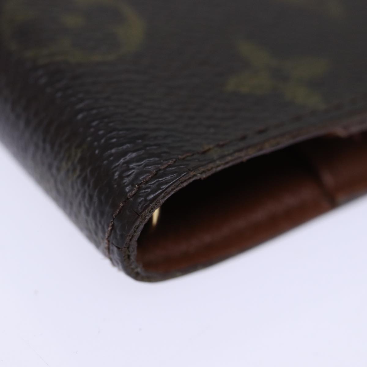 LOUIS VUITTON Monogram Agenda PM Day Planner Cover R20005 LV Auth ar11837