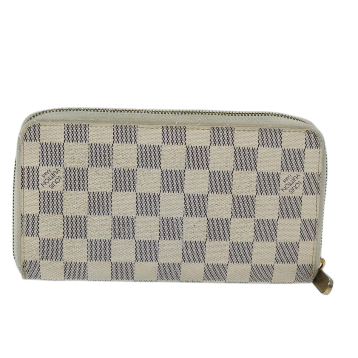 LOUIS VUITTON Damier Azur Zippy Organizer Long Wallet N60012 LV Auth ar11838 - 0