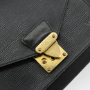 LOUIS VUITTON Epi Monceau 28 Hand Bag Black M52122 LV Auth ar11841-16