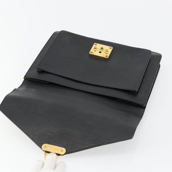 LOUIS VUITTON Epi Monceau 28 Hand Bag Black M52122 LV Auth ar11841