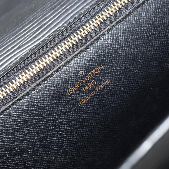 LOUIS VUITTON Epi Monceau 28 Hand Bag Black M52122 LV Auth ar11841