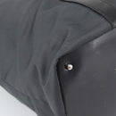 GUCCI Bamboo Hand Bag Nylon Gray 002 2854 0412 5 Auth ar11843-16