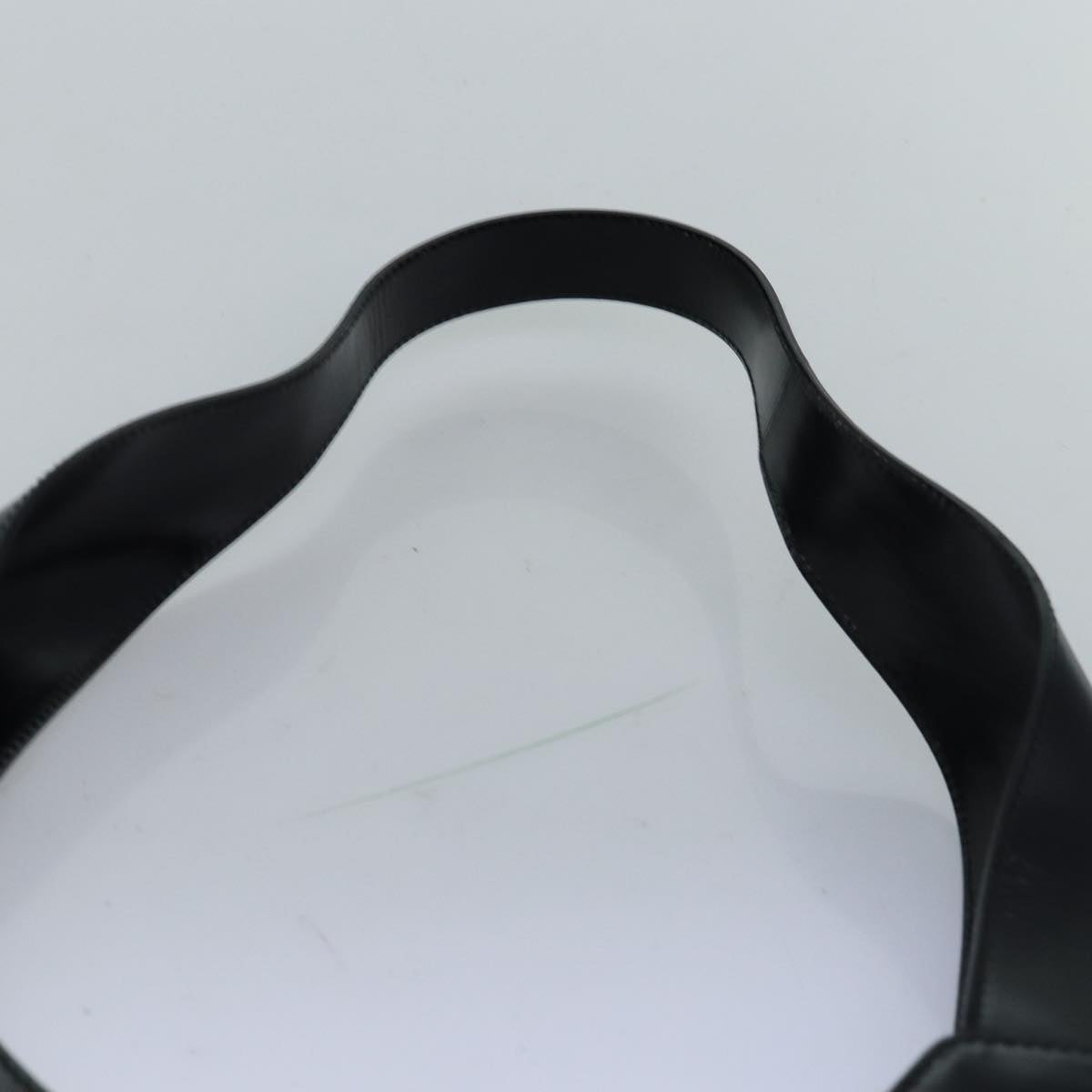GUCCI Shoulder Bag patent Black 002 2046 0447 Auth ar11845