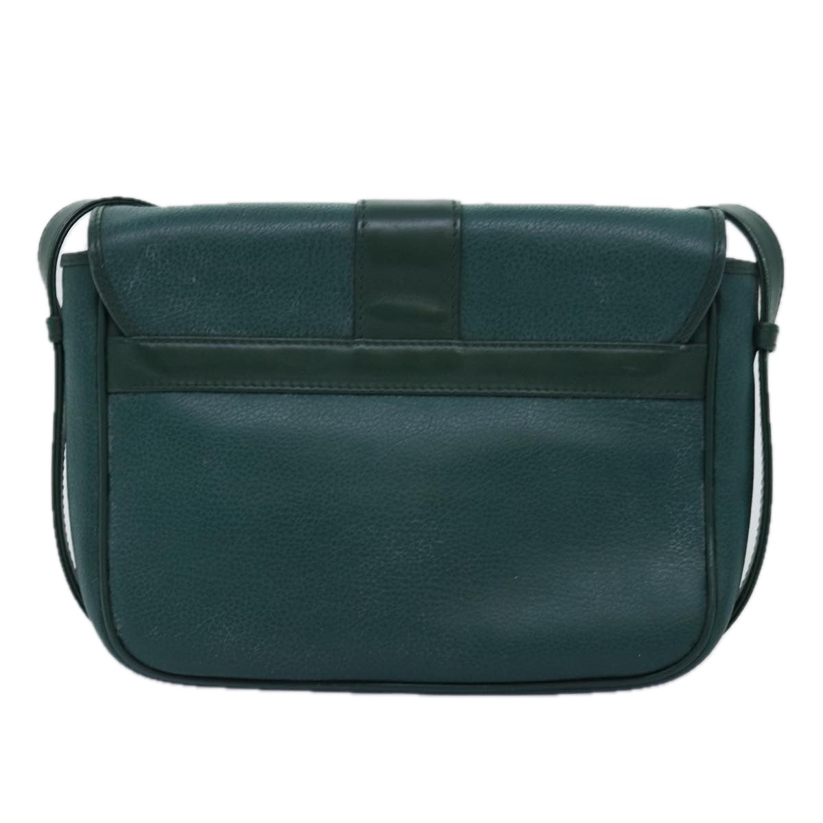 GUCCI Shoulder Bag Leather Green Auth ar11848 - 0