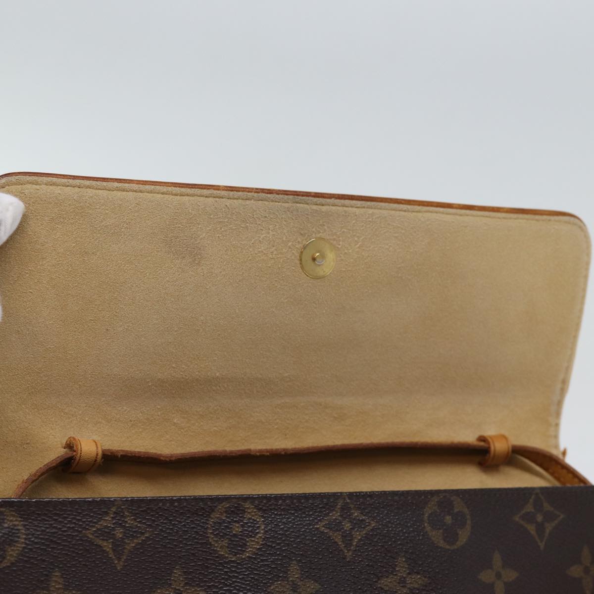 LOUIS VUITTON Monogram Pochette Twin GM Shoulder Bag M51852 LV Auth ar11867