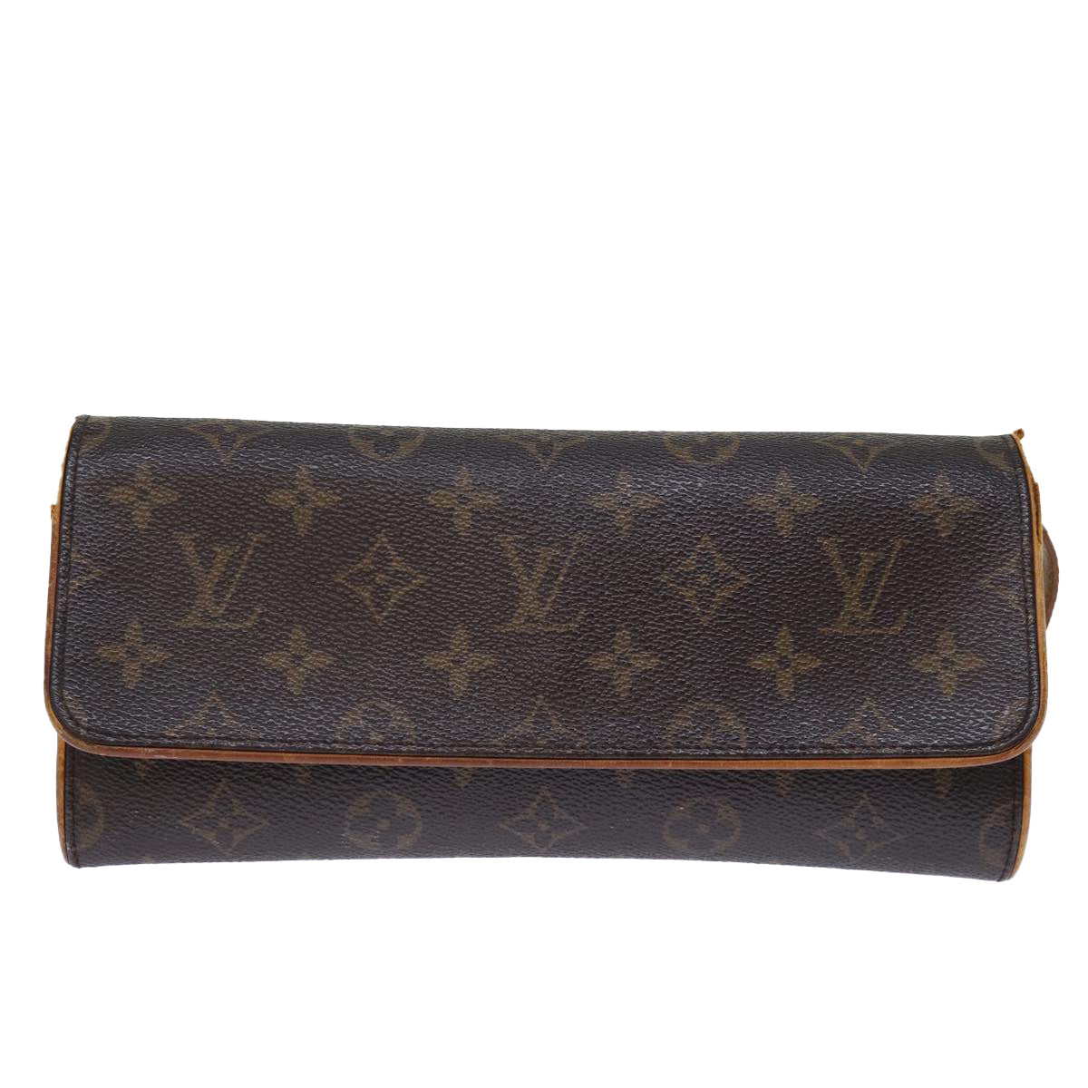 LOUIS VUITTON Monogram Pochette Twin GM Shoulder Bag M51852 LV Auth ar11867