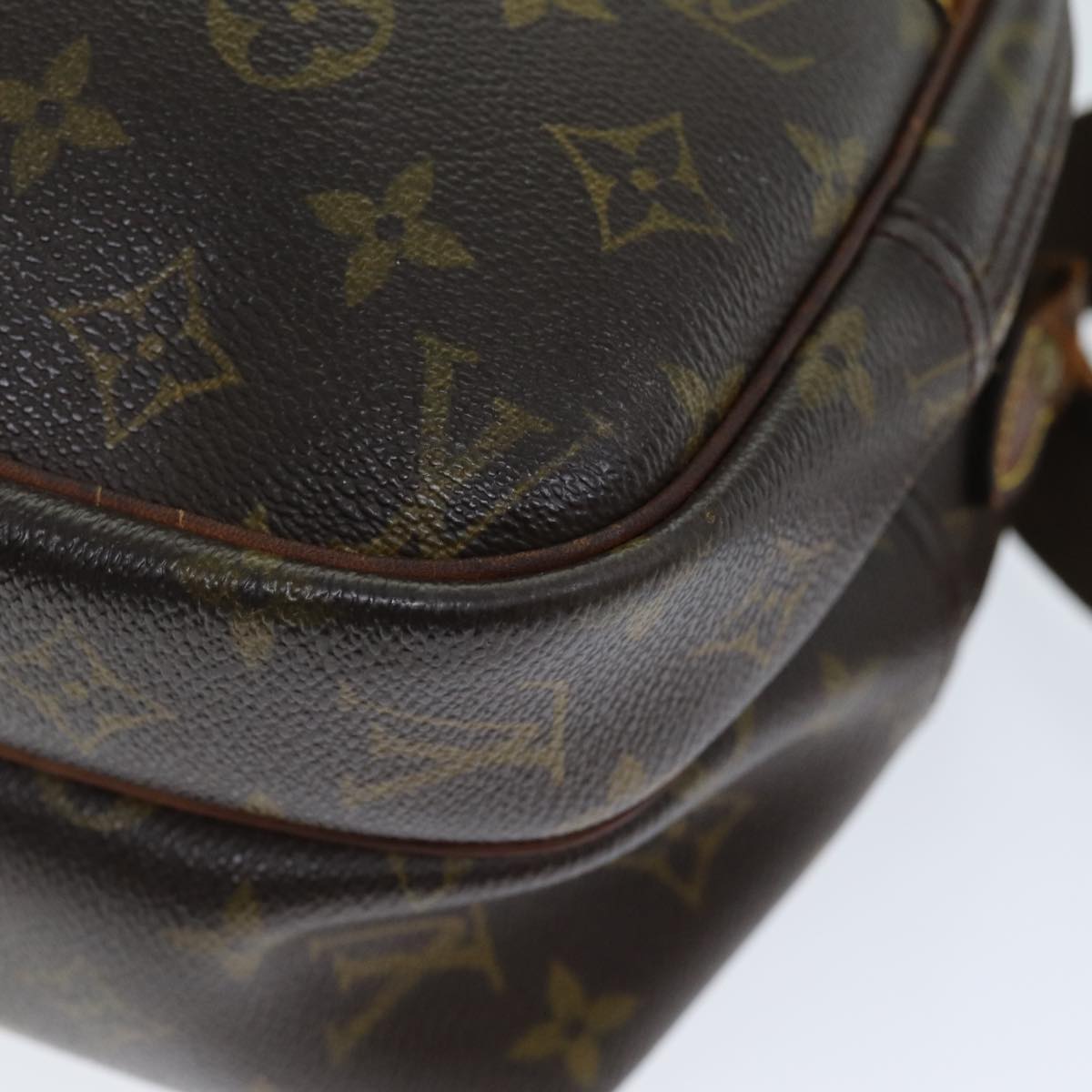 LOUIS VUITTON Monogram Reporter PM Shoulder Bag M45254 LV Auth ar11868