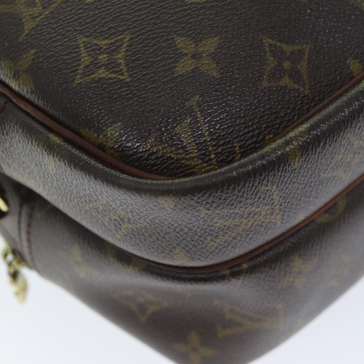 LOUIS VUITTON Monogram Reporter PM Shoulder Bag M45254 LV Auth ar11868