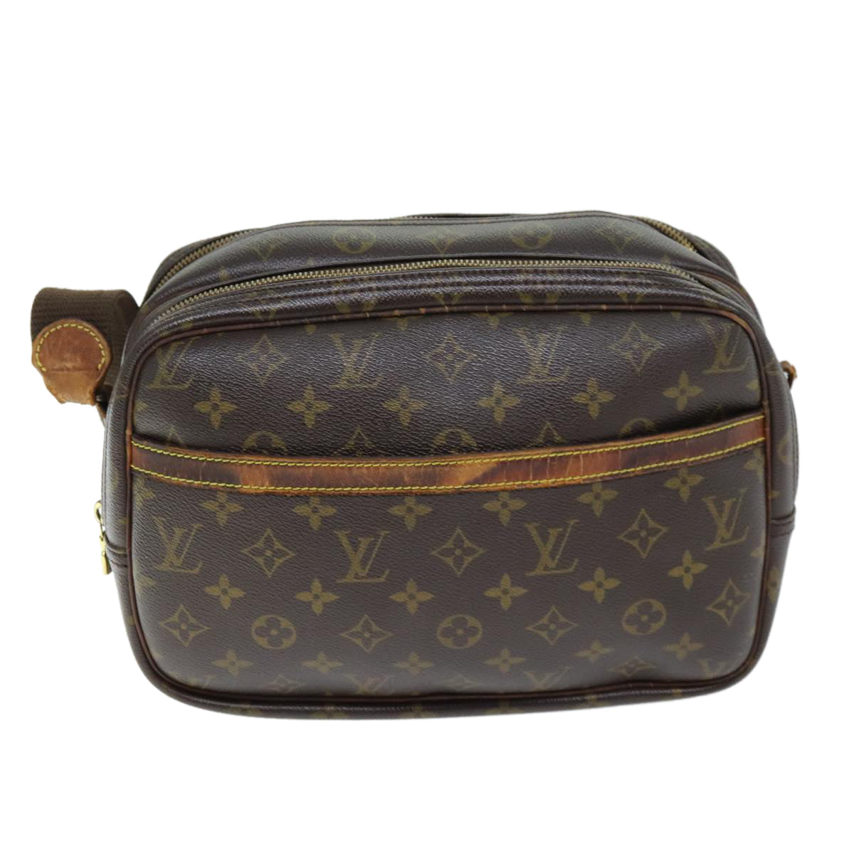 LOUIS VUITTON Monogram Reporter PM Shoulder Bag M45254 LV Auth ar11868