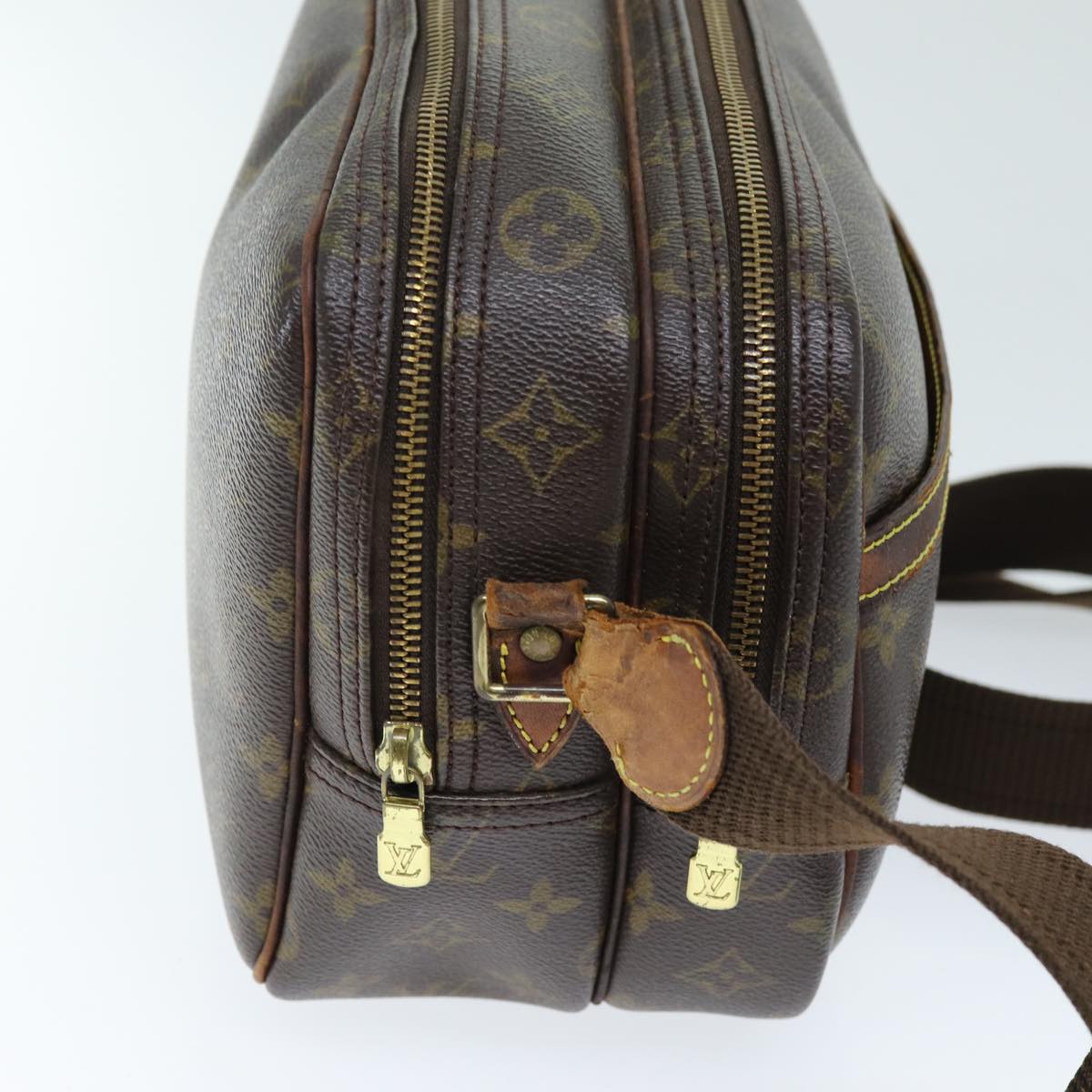 LOUIS VUITTON Monogram Reporter PM Shoulder Bag M45254 LV Auth ar11868