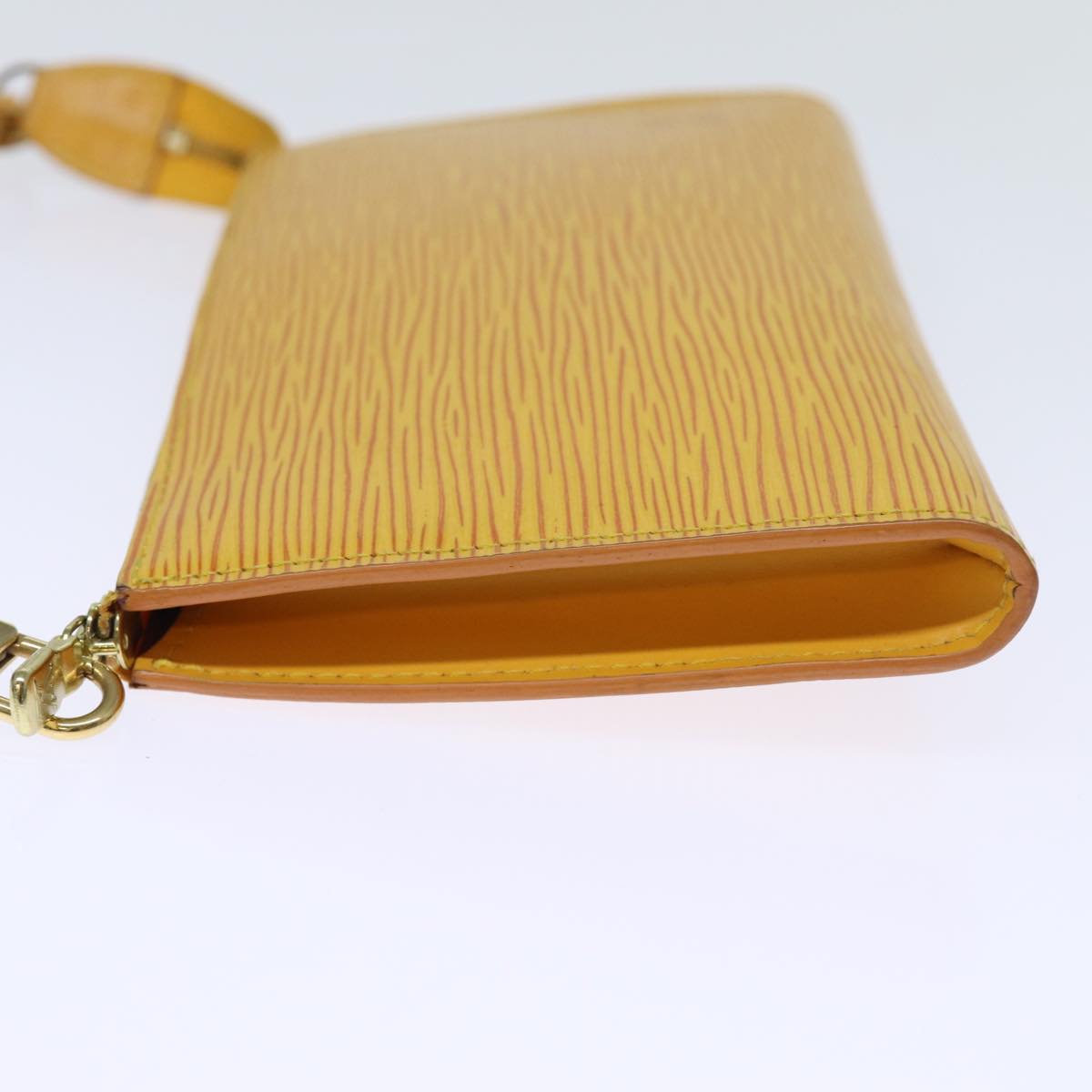 LOUIS VUITTON Epi Pochette Accessoires Pouch Yellow M52989 LV Auth ar11880B