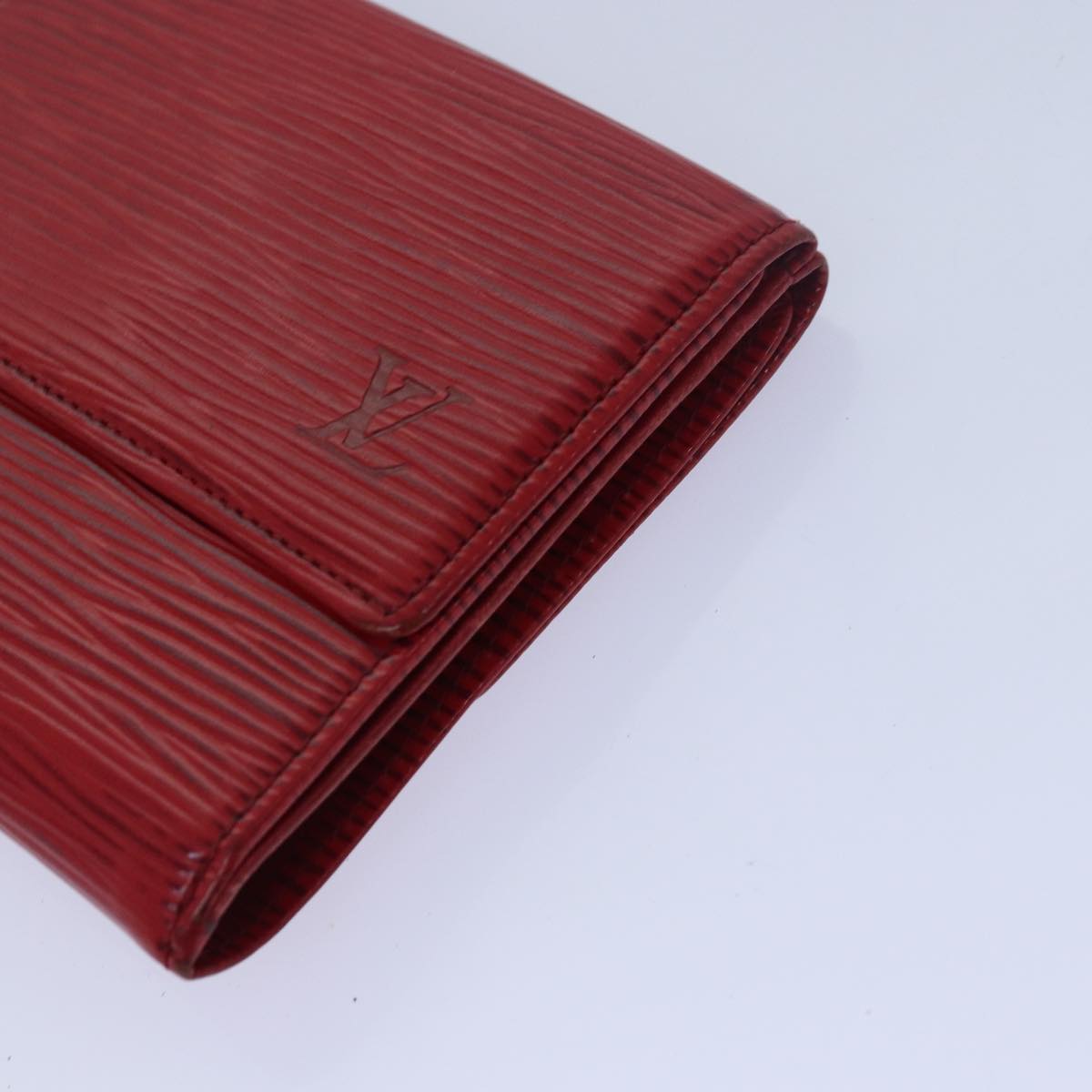 LOUIS VUITTON Epi Wallet 9Set Red Yellow black LV Auth ar11889