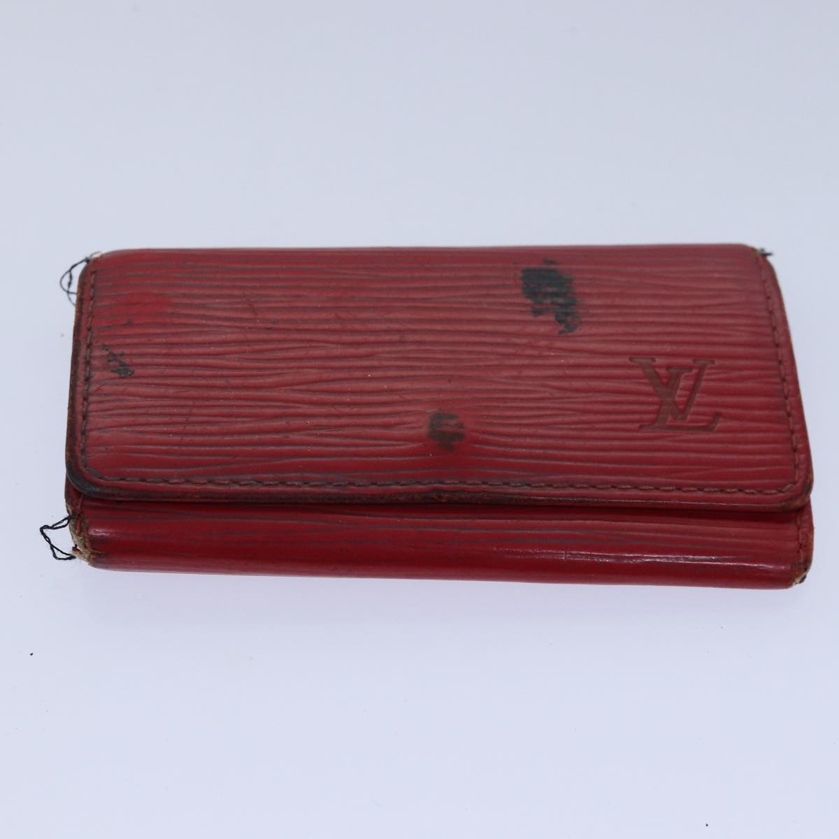 LOUIS VUITTON Epi Wallet 9Set Red Yellow black LV Auth ar11889