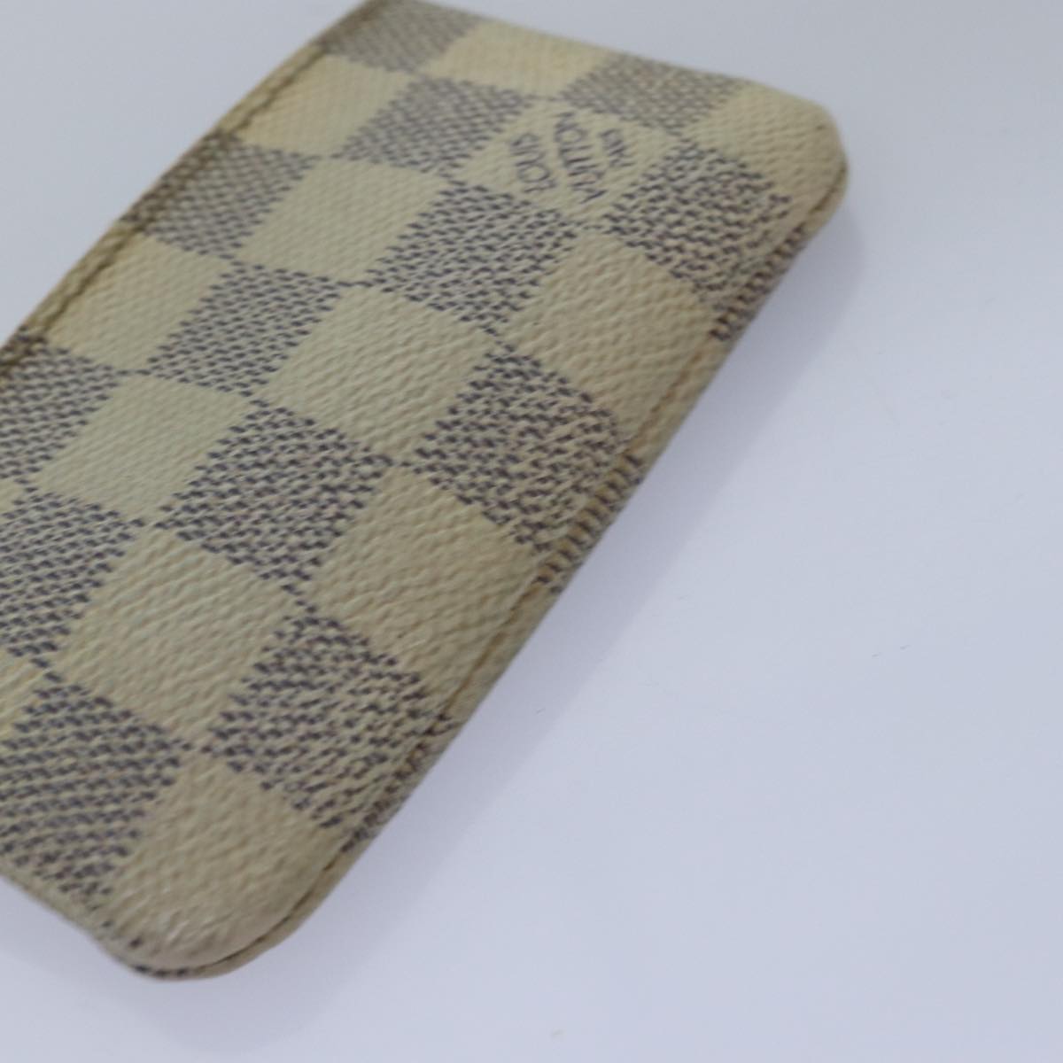 LOUIS VUITTON Damier Azur Coin Purse Wallet 4Set LV Auth ar11891