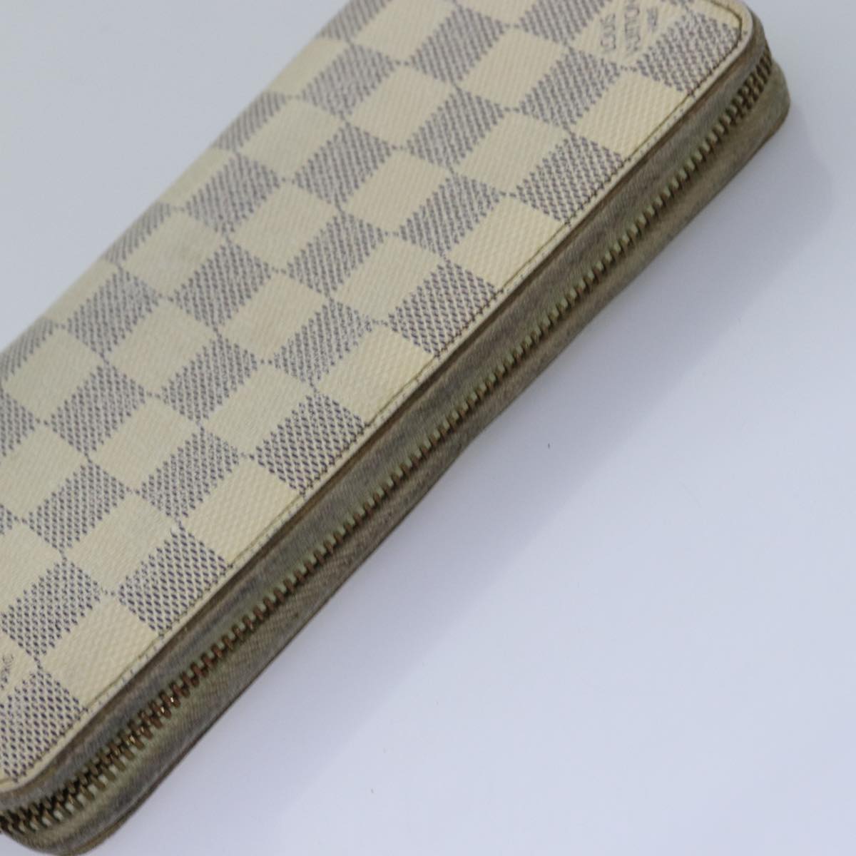 LOUIS VUITTON Damier Azur Coin Purse Wallet 4Set LV Auth ar11891