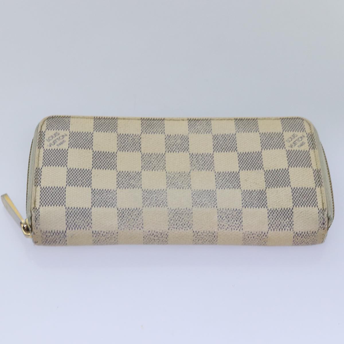 LOUIS VUITTON Damier Azur Coin Purse Wallet 4Set LV Auth ar11891