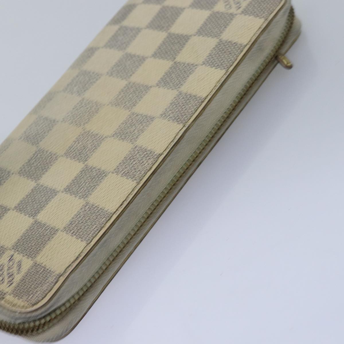 LOUIS VUITTON Damier Azur Coin Purse Wallet 4Set LV Auth ar11891