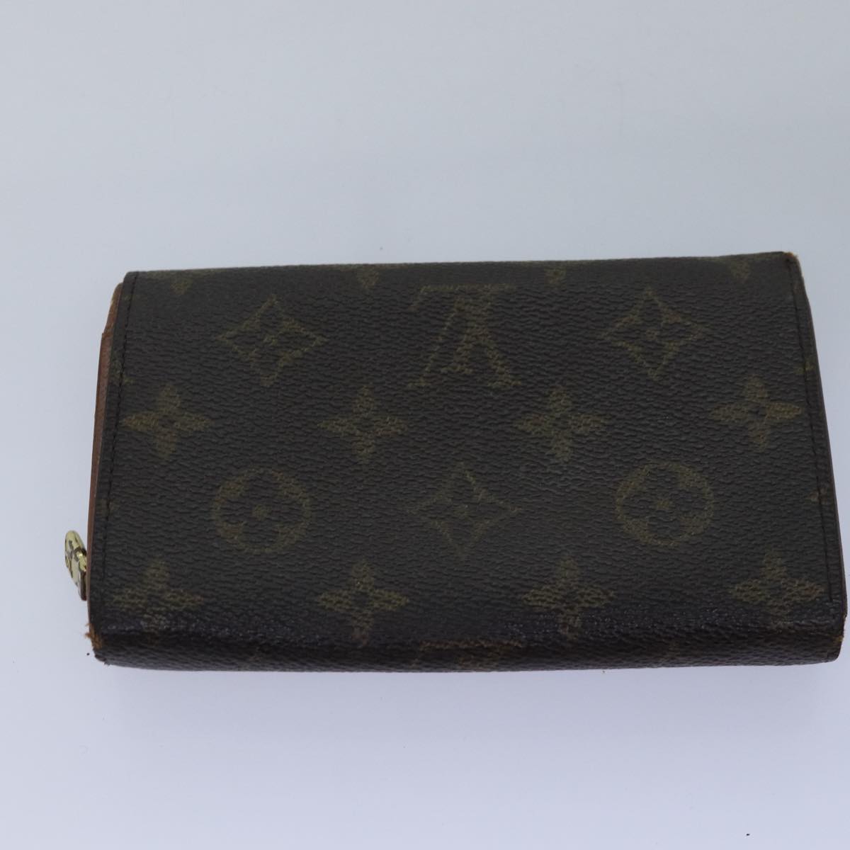 LOUIS VUITTON Monogram Damier Ebene Wallet 8Set LV Auth ar11896