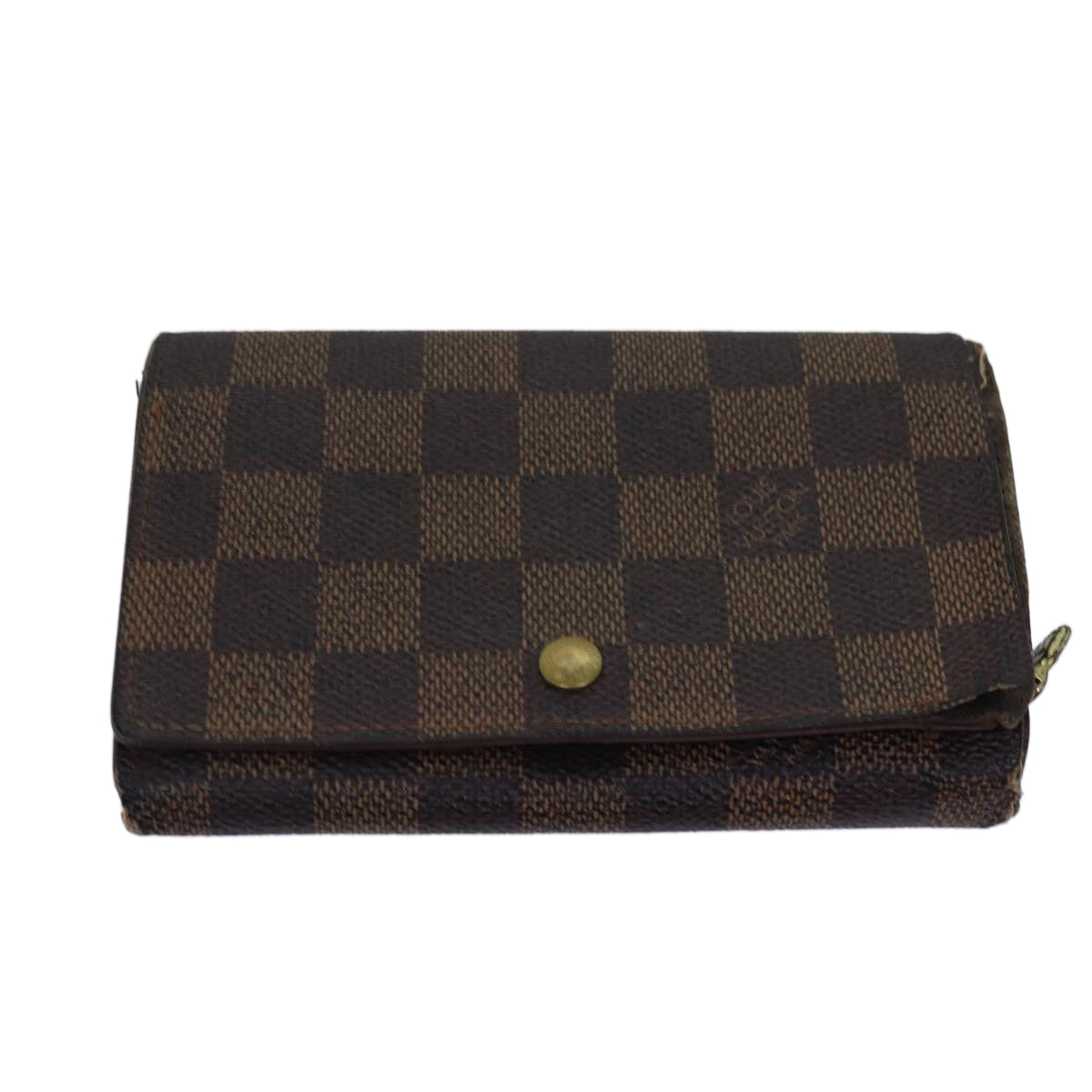 LOUIS VUITTON Monogram Damier Ebene Wallet 8Set LV Auth ar11896 - 0