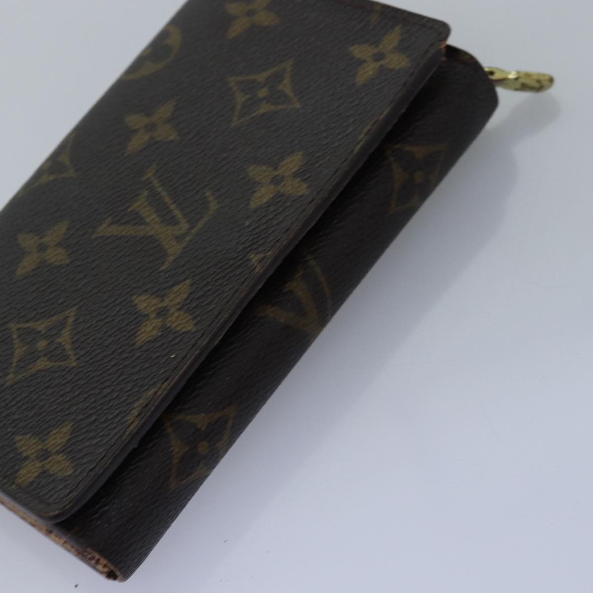 LOUIS VUITTON Monogram Damier Ebene Wallet 8Set LV Auth ar11896